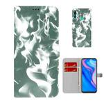 For Huawei P smart Z / Y9 Prime 2019 Cloud Fog Pattern Horizontal Flip Leather Case with Holder & Card Slot & Wallet(Dark Green)