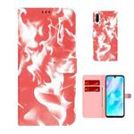 For Huawei P30 Lite / nova 4e Cloud Fog Pattern Horizontal Flip Leather Case with Holder & Card Slot & Wallet(Red)