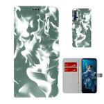 For Huawei Honor 20 / nova 5T Cloud Fog Pattern Horizontal Flip Leather Case with Holder & Card Slot & Wallet(Dark Green)