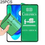 For Xiaomi Poco F2 Pro 25 PCS 9D Full Screen Full Glue Ceramic Film