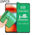 For Xiaomi Redmi Note 10 Pro 25 PCS 9D Full Screen Full Glue Ceramic Film