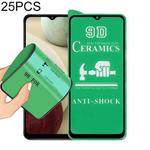 For Samsung Galaxy A12 5G / A12 / A12 Nacho / M12 / A13 5G 25 PCS 9D Full Screen Full Glue Ceramic Film