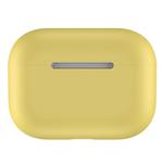 For Apple AirPods Pro Ultra-thin Silicone Wireless Earphone Protective Case(Yellow)