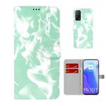 For Xiaomi Mi 10T Pro 5G / 10T 5G Cloud Fog Pattern Horizontal Flip Leather Case with Holder & Card Slot & Wallet(Mint Green)