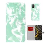 For Xiaomi Poco M3 / Redmi 9 Power / Redmi 9T / Redmi Note 9 4G Cloud Fog Pattern Horizontal Flip Leather Case with Holder & Card Slot & Wallet(Mint Green)
