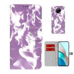 For Xiaomi Redmi Note 9T / Note 9 5G (CN Version) Cloud Fog Pattern Horizontal Flip Leather Case with Holder & Card Slot & Wallet(Purple)