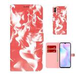 For Xiaomi Redmi 9A Cloud Fog Pattern Horizontal Flip Leather Case with Holder & Card Slot & Wallet(Red)