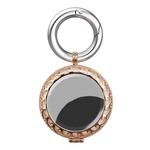 Copper Jewelry Style Shockproof Protective Cover Case with Keychain Hook Loop For AirTag(Rose Gold)