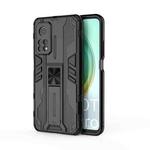 For Xiaomi Mi 10T 5G Supersonic PC + TPU Shock-proof Protective Case with Holder(Black)