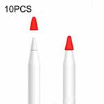 10 PCS Paperfeel Flim Mute Nib Protective Case for Apple Pencil 1 / 2(Red)