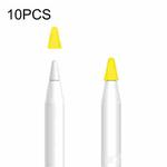 10 PCS Paperfeel Flim Mute Nib Protective Case for Apple Pencil 1 / 2(Yellow)