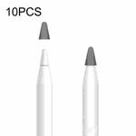 10 PCS Paperfeel Flim Mute Nib Protective Case for Apple Pencil 1 / 2(Dark Gray)