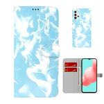 For Samsung Galaxy A32 5G Cloud Fog Pattern Horizontal Flip Leather Case with Holder & Card Slot & Wallet(Sky Blue)