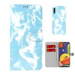 For Samsung Galaxy A50 / A30s / A50s Cloud Fog Pattern Horizontal Flip Leather Case with Holder & Card Slot & Wallet(Sky Blue)