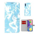 For Samsung Galaxy A70 / A70s Cloud Fog Pattern Horizontal Flip Leather Case with Holder & Card Slot & Wallet(Sky Blue)