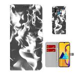 For Samsung Galaxy M30s / M20s Cloud Fog Pattern Horizontal Flip Leather Case with Holder & Card Slot & Wallet(Black)