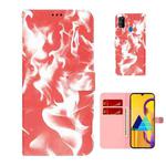 For Samsung Galaxy M30s / M20s Cloud Fog Pattern Horizontal Flip Leather Case with Holder & Card Slot & Wallet(Red)