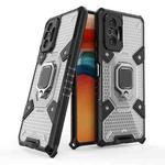 For Xiaomi Redmi Note 10 Pro Space PC+TPU Shockproof Case with Ring Holder(Grey)