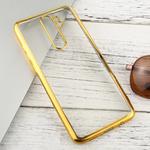 For Xiaomi Redmi Note 8 Pro Transparent TPU Anti-Drop And Waterproof Mobile Phone Protective Case(Gold)