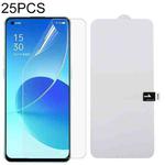For OPPO Reno6 Pro 5G 25 PCS Full Screen Protector Explosion-proof Hydrogel Film