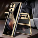 For Xiaomi Mi Mix Fold GKK Electroplating Painted Glass Phone Case(Golden Wings)