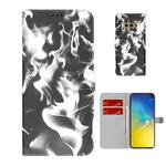 For Samsung Galaxy S10e Cloud Fog Pattern Horizontal Flip Leather Case with Holder & Card Slot & Wallet(Black)