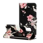 For Samsung Galaxy A32 4G Colored Drawing Marble Pattern Horizontal Flip PU Leather Case with Holder & Card Slots & Wallet(Azalea)