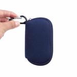 Mini Elastic Waterproof Nylon Earphone Protective Bag for AirPods Pro, with Hook(Royal Blue)
