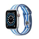 Rainbow Silicone Strap Watch Band For Apple Watch Series 7 45mm / 6 & SE & 5 & 4 44mm / 3 & 2 & 1 42mm(2)