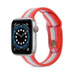 Rainbow Silicone Strap Watch Band For Apple Watch Series 8&7 41mm / SE 2&6&SE&5&4 40mm / 3&2&1 38mm(4)