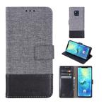 For Huawei Mate 20 Pro MUXMA MX102 Horizontal Flip Canvas Leather Case with Stand & Card Slot & Wallet Function(Black)