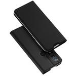 For Moto One Action DUX DUCIS Skin Pro Series Horizontal Flip PU + TPU Leather Case, with Holder & Card Slots(Black)