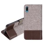 For Huawei Y6 Pro (2019) MUXMA MX102 Horizontal Flip Canvas Leather Case with Stand & Card Slot & Wallet Function(Brown)