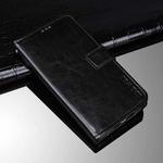 For Cubot C20 idewei Crazy Horse Texture Horizontal Flip Leather Case with Holder & Card Slots & Wallet(Black)