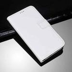 For Cubot C20 idewei Crazy Horse Texture Horizontal Flip Leather Case with Holder & Card Slots & Wallet(White)