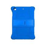 All-inclusive Silicone Shockproof Case with Holder For iPad Pro 10.5 / 10.2 2021 / 2020 / 2019 / Air 3(Blue)