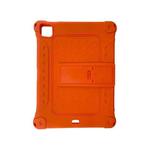 All-inclusive Silicone Shockproof Case with Holder For iPad Pro 12.9 2021 / 2020(Orange)
