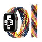 Metal Head Braided Nylon Watch Band, Size: S 135mm For Apple Watch Series 8&7 41mm / SE 2&6&SE&5&4 40mm / 3&2&1 38mm(Colorful)