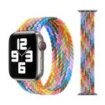 Metal Head Braided Nylon Watch Band, Size: L 155mm For Apple Watch Series 7 41mm / 6 & SE & 5 & 4 40mm / 3 & 2 & 1 38mm(Heartbeat Purple)