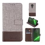 For Motorola Moto G7 Plus MUXMA MX102 Horizontal Flip Canvas Leather Case with Stand & Card Slot & Wallet Function(Brown)