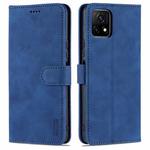 For vivo Y52S / iQOO U3 AZNS Skin Feel Calf Texture Horizontal Flip Leather Case with Card Slots & Holder & Wallet((Blue)