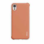 For iPhone XR wlons PC + TPU Shockproof Protective Case(Orange)
