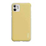 For iPhone 11 wlons PC + TPU Shockproof Protective Case (Yellow)