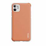 For iPhone 11 wlons PC + TPU Shockproof Protective Case (Orange)