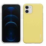 For iPhone 12 mini wlons PC + TPU Shockproof Protective Case (Yellow)
