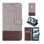 For Motorola Moto One MUXMA MX102 Horizontal Flip Canvas Leather Case with Stand & Card Slot & Wallet Function(Brown)