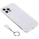 For iPhone 12 Pro Metal Lens Hole Heat Dissipation Protective Case(White)