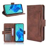 For OPPO Reno5 A Skin Feel Calf Pattern Horizontal Flip Leather Case with Holder & Card Slots & Photo Frame(Brown)