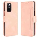 For Xiaomi Mi Mix Fold Skin Feel Calf Pattern Horizontal Flip Leather Case with Holder & Card Slots & Photo Frame(Pink)