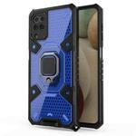 For Samsung Galaxy A12 5G Space PC+TPU Ring Holder Protective Case(Blue)